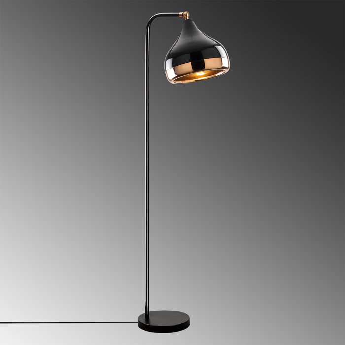 Opviq Lámpara de pie Yıldo - 6906 Negro y cobre